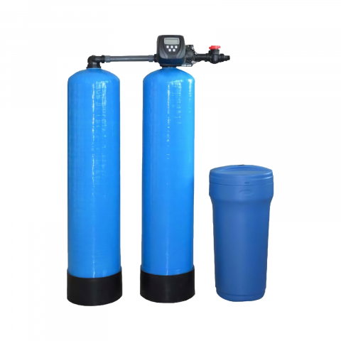 Statii dedurizare - Statie dedurizare aquaPUR Soft 75 TWIN Q= 3,5 mc/h (cu BY-PASS) Valrom
