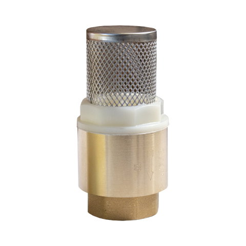 Alimentare apa. Tevi, fitinguri si accesorii - Supapa de sens cu ventil plastic si sorb sita 3/4" SLK