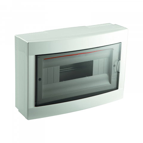 Instalatie electrica - Tablou electric 12 module, PT, 1 rand, IP40, usa transparenta Viko by Panasonic