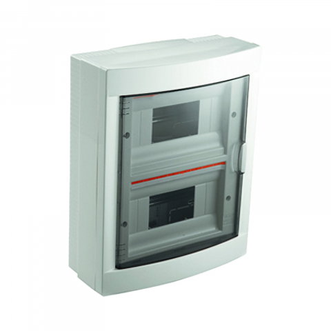 Instalatie electrica - Tablou electric 16 module, PT, 8 x 2 randuri, IP40, usa transparenta Viko by Panasonic