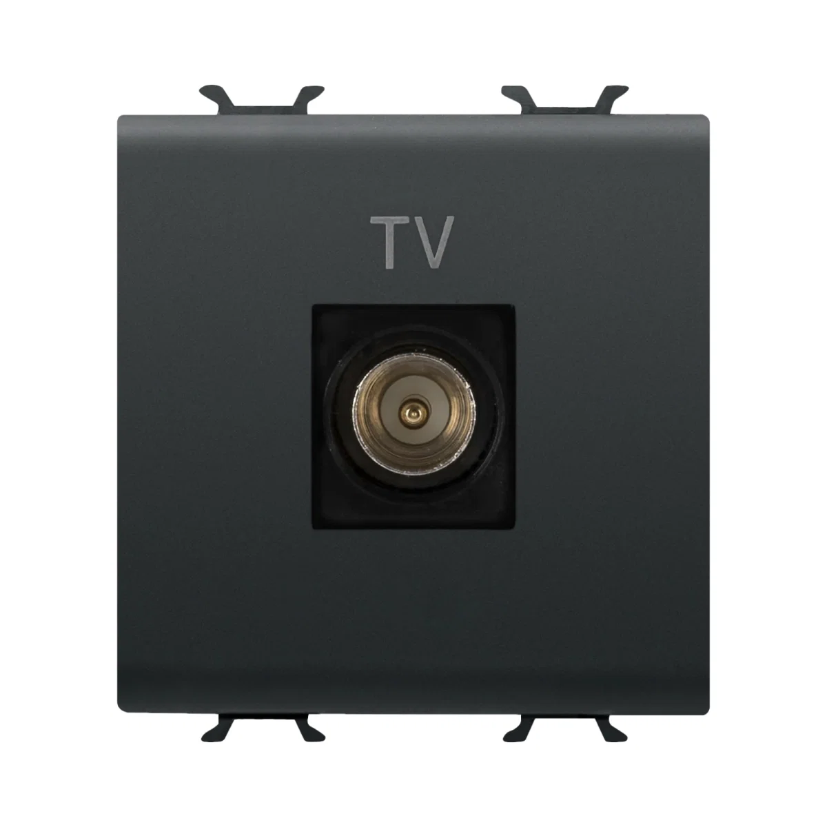 Prize, intrerupatoare si variatoare - TASTA PRIZA TV 2M NEGRU CHORUS - GEWISS | GW12367