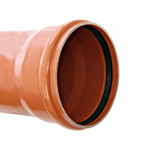 Teava PVC pentru canalizare exterioara, multistrat, SN4 D.250 L= 4.0 m Valrom [1]