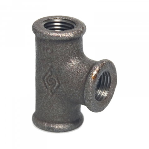 Fitinguri negre - Teu 90 grade negru 1" filet interior
