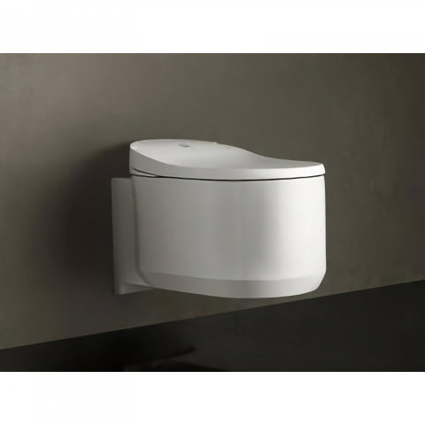 Set vas wc suspendat Grohe Sensia Arena Rimless TripleVortex cu capac inchidere lenta si functie de bideu electric [4]
