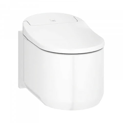 Baie - Set vas wc suspendat Grohe Sensia Arena Rimless TripleVortex cu capac inchidere lenta si functie de bideu electric