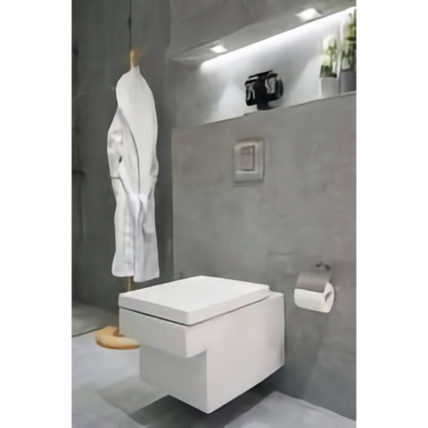 Vas WC Grohe Cube Ceramic, suspendat, Rimless, TripleVortex, PureGuard alb [3]