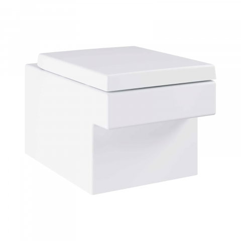Baie - Vas WC Grohe Cube Ceramic, suspendat, Rimless, TripleVortex, PureGuard alb
