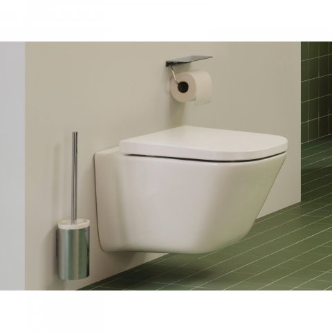 Vas WC suspendat Rimless, evacuare orizontala, fixare ascunsa The Gap Roca [1]