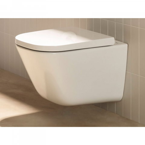 Vas WC suspendat Rimless, evacuare orizontala, fixare ascunsa The Gap Roca [2]