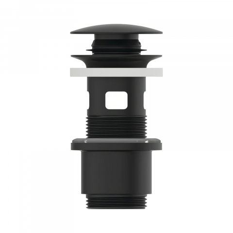Ventil Click - Clack G1.1/4" pentru lavoar cu preaplin, negru mat Ideal Standard [1]