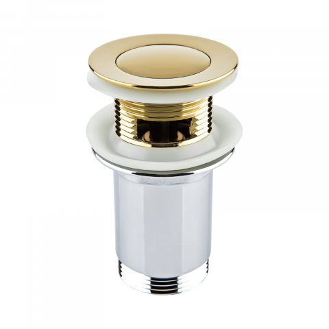 Sifoane lavoar si ventile - Ventil de scurgere cu sistem pop-up si preaplin SOFT Gold