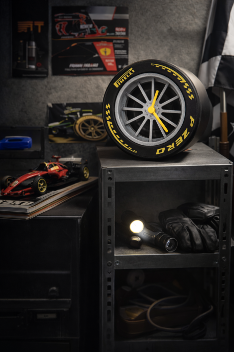 Ceas Janta F1 Formula 1 Racing Decor Auto Birou Perete 3D Printat [5]