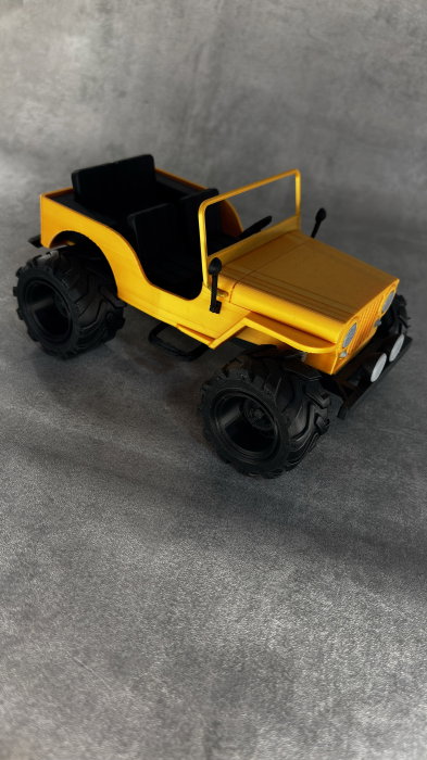 Machetă Jeep 4x4 printată 3D, model offroad decorativ, 23 cm [8]