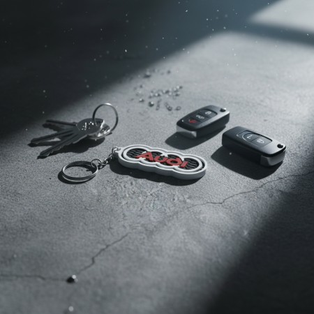 Brelocuri - Breloc 3D Audi – accesoriu chei