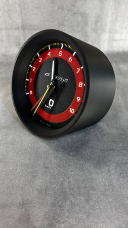 Ceas de birou GT3 RS inspirat din bord auto – printat 3D, design sport, 15 cm [7]