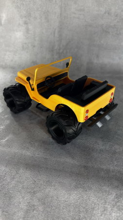 Machetă Jeep 4x4 printată 3D, model offroad decorativ, 23 cm [4]