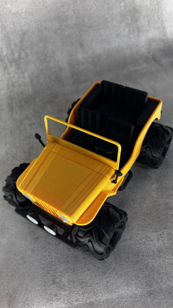 Machetă Jeep 4x4 printată 3D, model offroad decorativ, 23 cm [2]