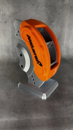 Organizatoare Birou - Suport de pixuri printat 3D, design etrier și disc de frână, organizator birou auto