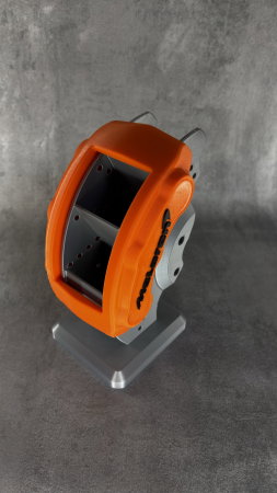 Suport de pixuri printat 3D, design etrier și disc de frână, organizator birou auto [4]