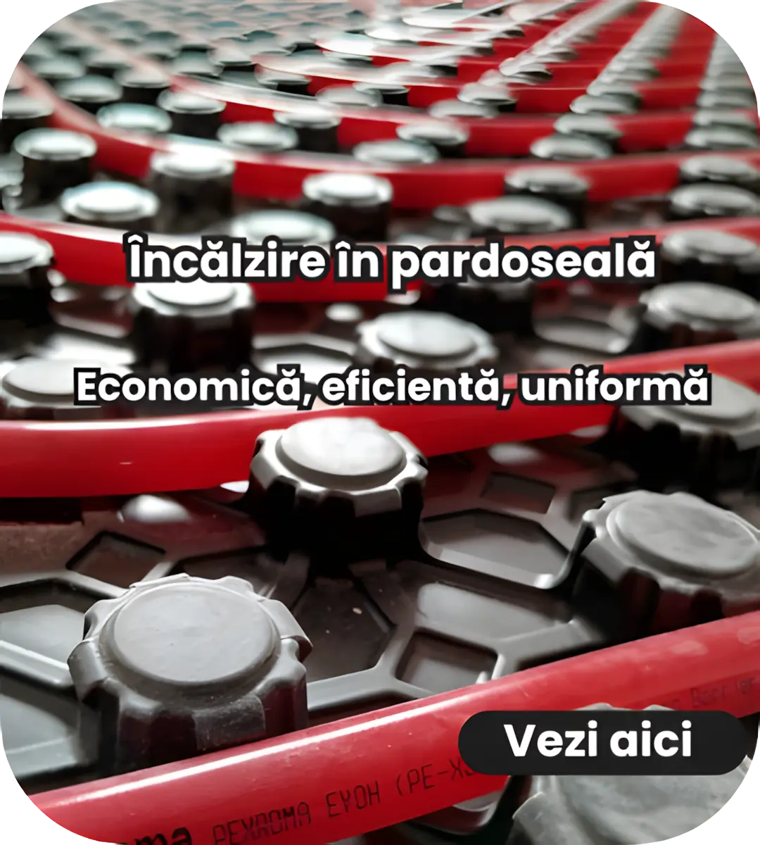 Banner incalzire in pardoseala