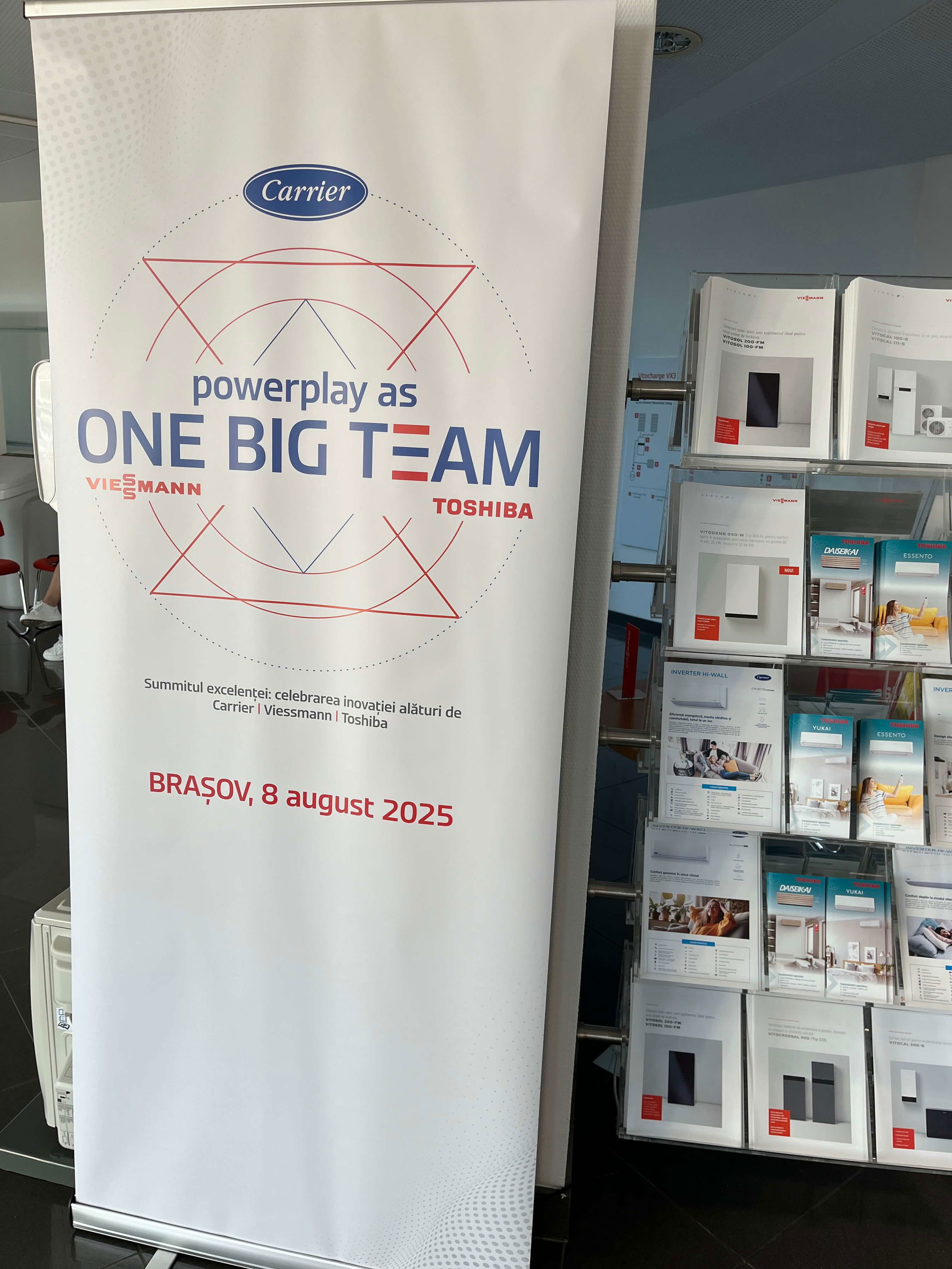 Summitul Excelenței Brașov 2025 – Viessmann Vitodens, Carrier și Toshiba prezentare produse