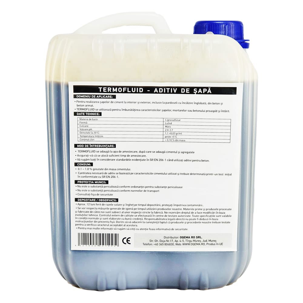 Aditiv șapă fluidizant TermoFluid 5 kg pentru încălzire în pardoseală [2]