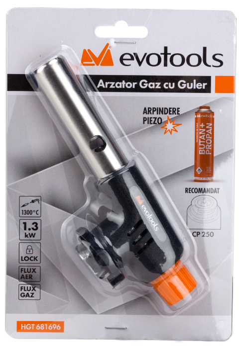 Arzător Gaz cu Guler și Aprindere PIEZO – Compact și Fiabil [2]