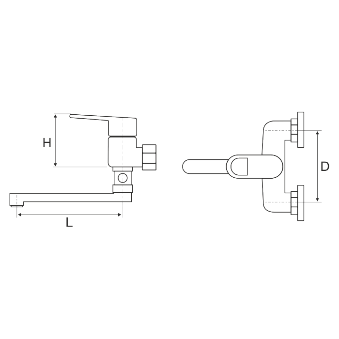 Baterie cadă duș 35 mm cu pipă | 5 ANI [2]