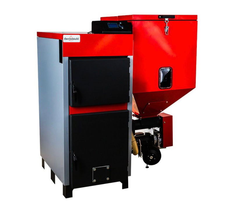 Pachet centrală policombustibil Thermostahl ECOBIO 30kw by HeraInstal – încălzire automată versatilă [2]