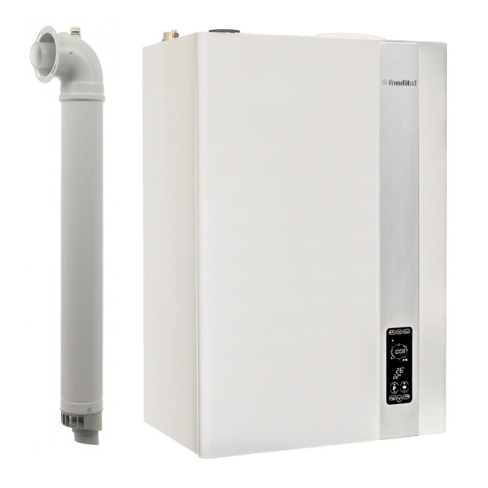 Centrala pe gaz/GPL Fondital Itaca KB 32 kW cu boiler 45 L – Condensare, Clasa A, Kit Evacuare Inclus [1]