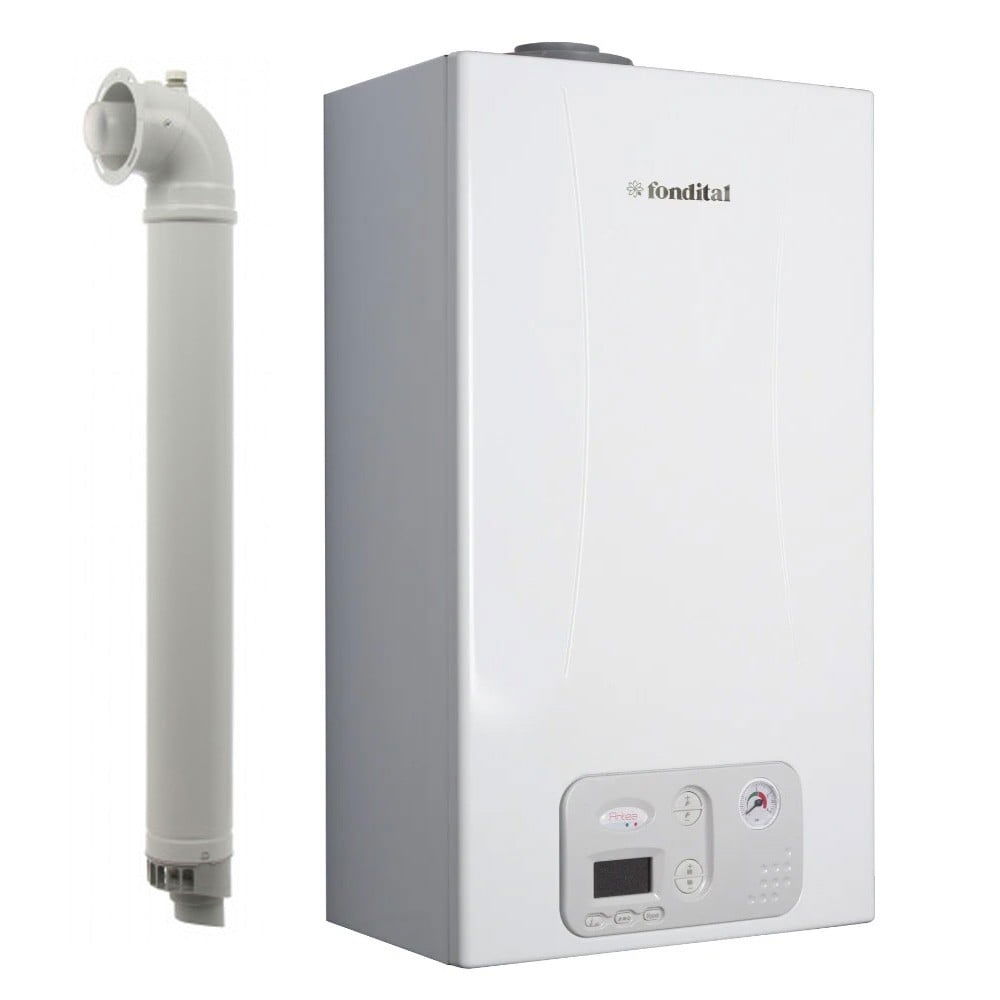 Centrala pe gaz/GPL Fondital Antea KC 24 kW – Condensare, Încălzire + ACM, Kit Evacuare Inclus [1]