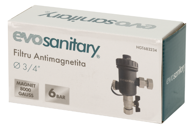 Filtru Antimagnetita EvoSanitary 9000 Gauss – Protecție centrală [2]