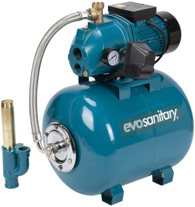 Hidrofor cu Ejector JET MQ 370D – EvoSanitary, 750 W, 50L [5]