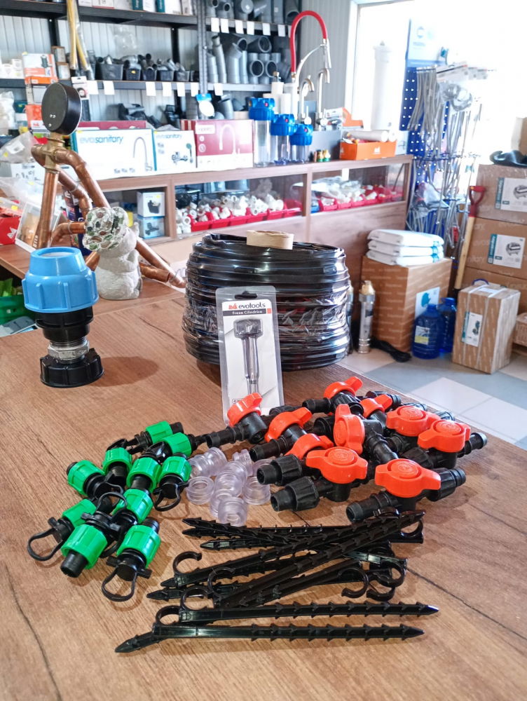 Kit bandă de picurare 100 m – irigare eficientă pentru solarii și grădină [2]