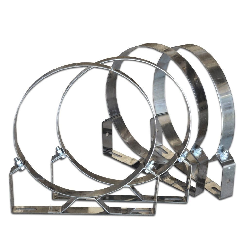 Kit exterior coș fum dublu perete izolat cu vată ceramică 2.5 mm, Ø200 mm – Complet pentru montaj [3]