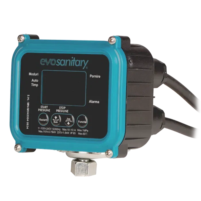 Pachet pompă submersibilă 1100W cu presostat și vas 50L Evosanitary [3]