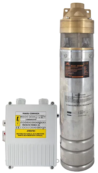 Pachet pompă submersibilă 1500W cu presostat și vas 50L Evosanitary [2]