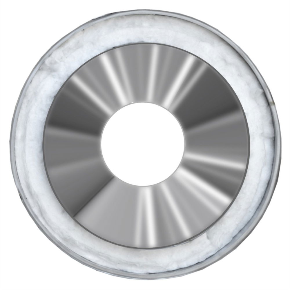 Pachet 4 Tuburi Inox Izolate Ø200 mm + Kit Exterior Coș Fum Dublu Perete, 4,5 m înălțime [8]