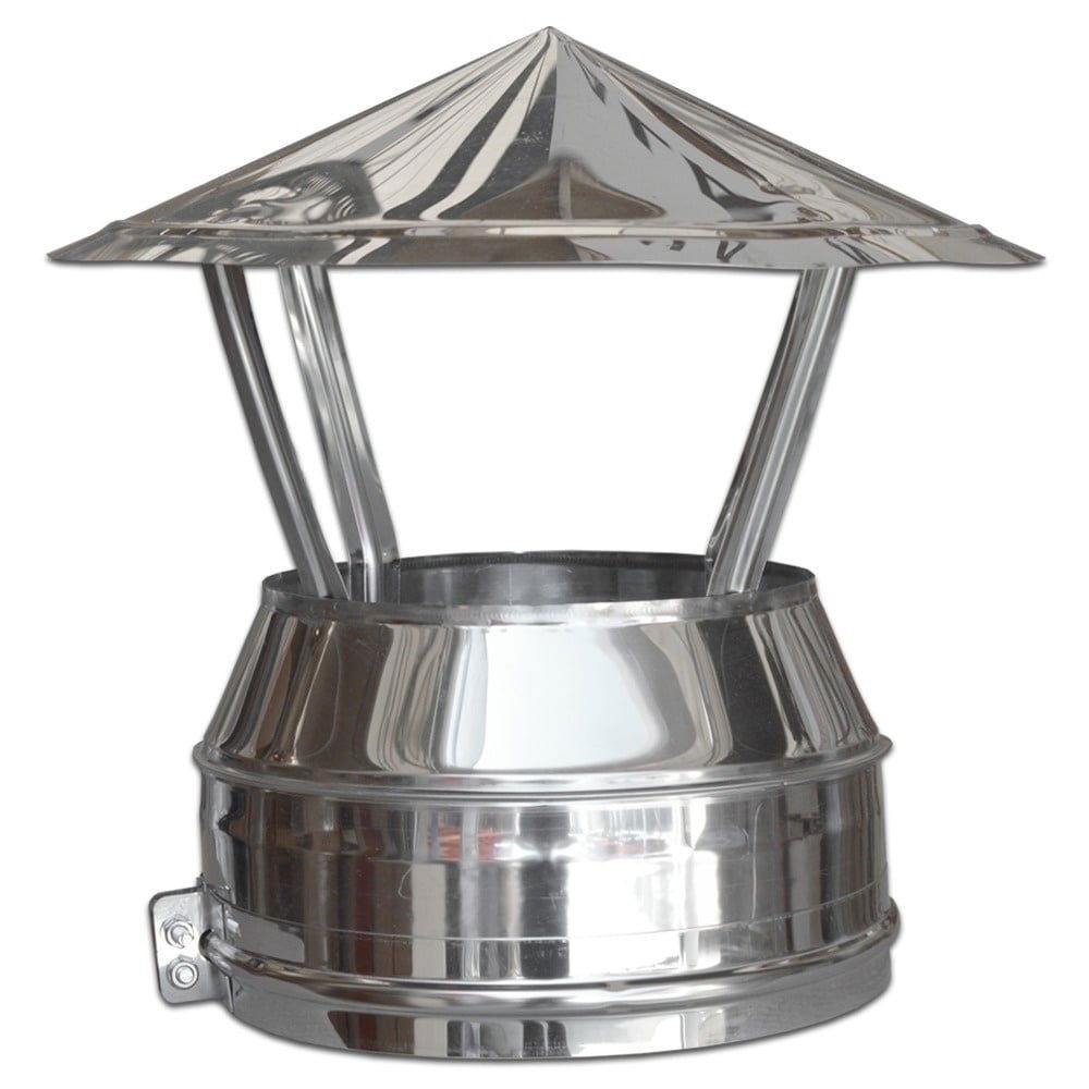 Pachet 4 Tuburi Inox Izolate Ø200 mm + Kit Exterior Coș Fum Dublu Perete, 4,5 m înălțime [7]