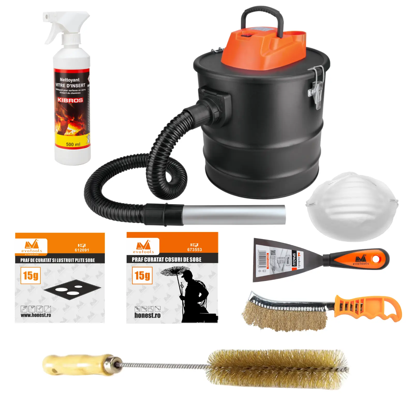 Pachet Aspirator Cenusa 1018 EvoTools + Accesorii Complete [1]