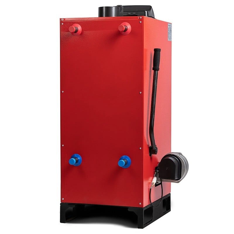 Pachet cazan pe lemn/carbune Termax Nordik 29 kW cu ventilator si automatizare, Calorifere, Vas Expansiune, Grup Siguranta, Pompe Recirculare, Regulator Tiraj, Aspirator cenusa [7]