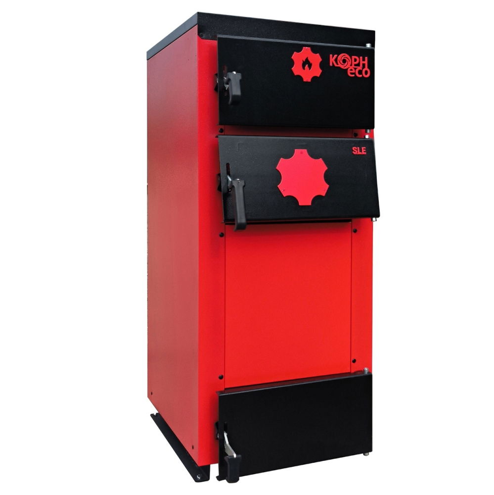 Pachet Centrala/Cazan pe lemn KOPH ECO 35 kW, cu ardere standard, 210 mp, volum manta apa 87 litri, diametru cos fum ⌀179 mm, randament 86%, Grup Siguranta KOPH, Regulator de Tiraj Honeywell [4]