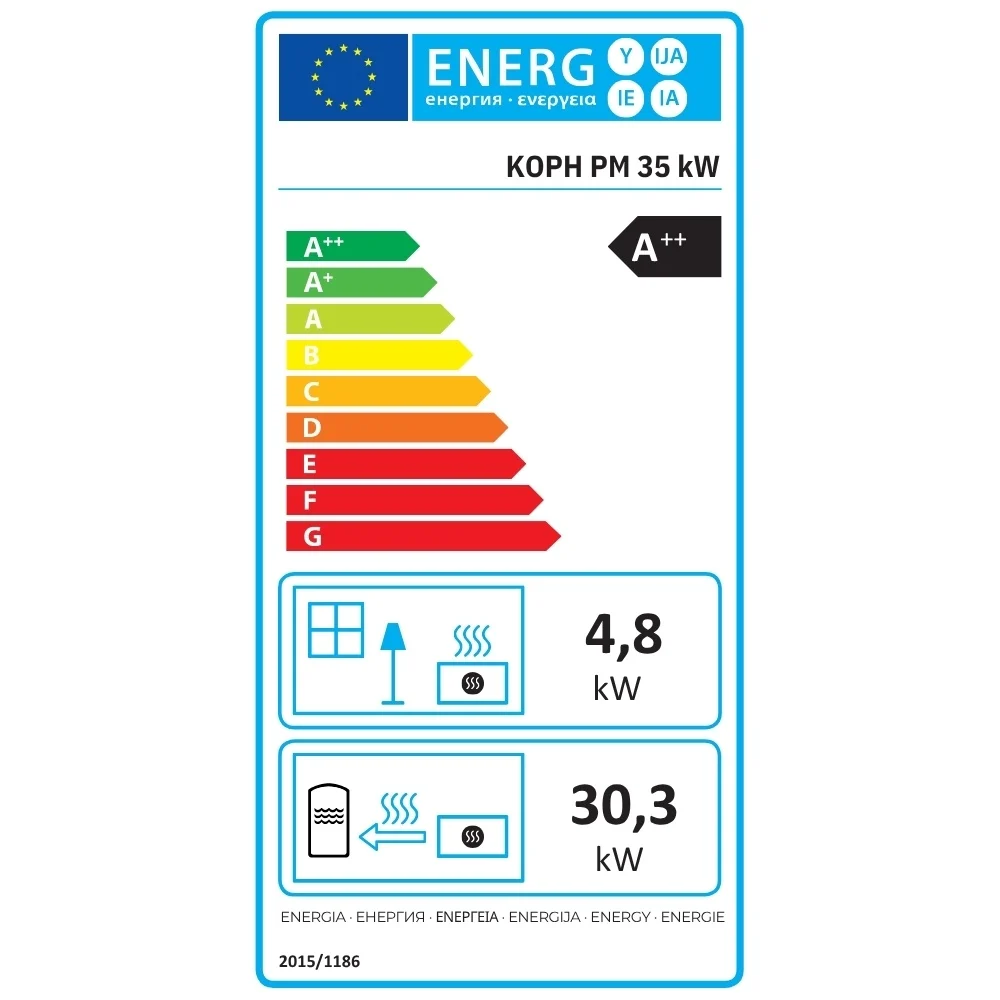 Pachet centrală pe peleți KOPH PM 35 kW complet pentru 230 mp [6]