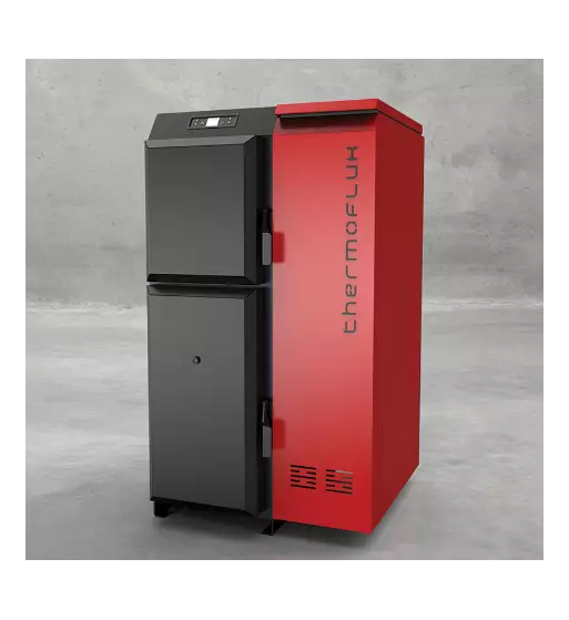 Pachet cazan pe peleți THERMOFLUX PELLING cu termostat Wi-Fi [4]