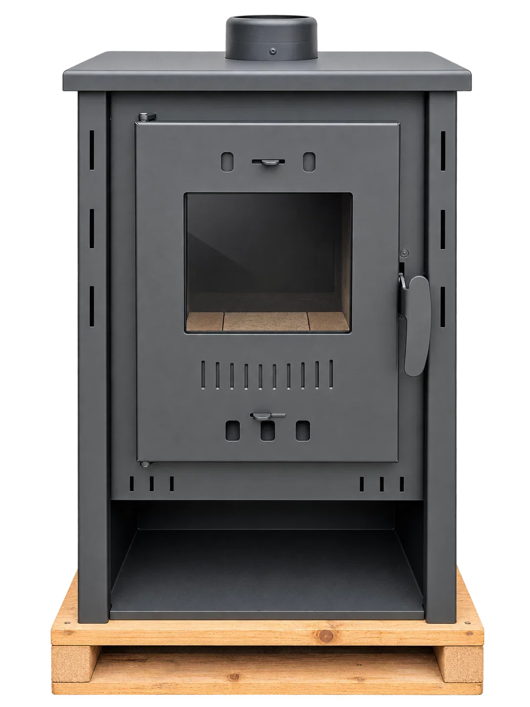 Pachet complet încălzire casă – Termosobă pe lemne 11,56 kW, 3 calorifere, boiler termoelectric, pompă, vas expansiune, kit evacuare și accesorii [2]