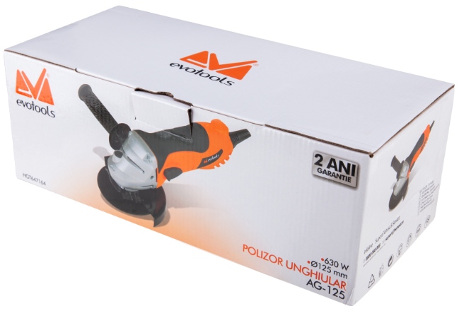 Pachet Polizor Unghiular AG 125 630W + Accesorii Complete [12]
