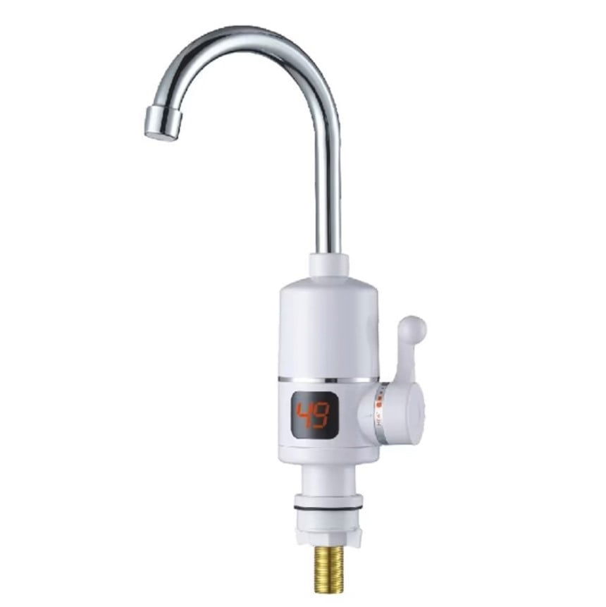 Pachet robinet electric instant apă caldă + racord flexibil 1/2x40cm + robinet trecere 1/2 – instalare rapidă și mentenanță ușoară | Comanda acum ! [4]