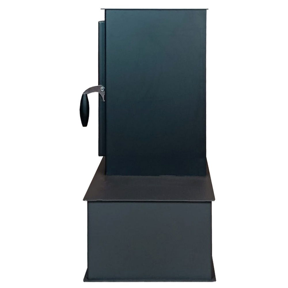 Pachet soba pe lemn Termax Mina, 9.47 kW, randament 84.32%, 60 m², spatiu depozitare lemne, Negru, set accesorii si aspirator cenusa [5]