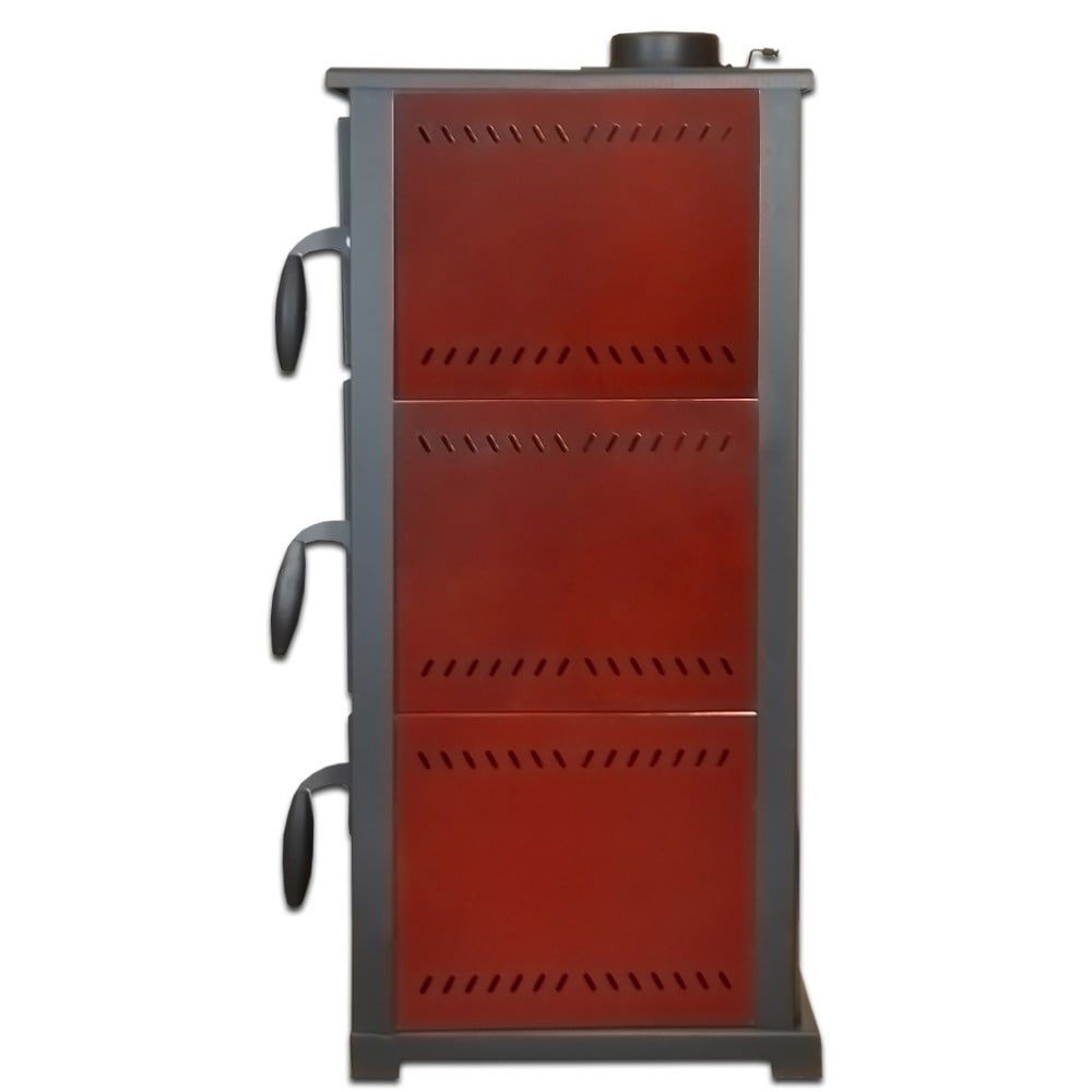 Pachet sobă pe lemne Termax Bucovina 12.2 kW + suport lemne [5]