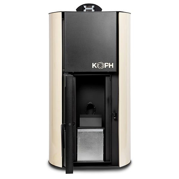 Pachet termosemineu pe peleti KOPH Fiama 25 kW – randament 93%, încălzire 160 mp [3]